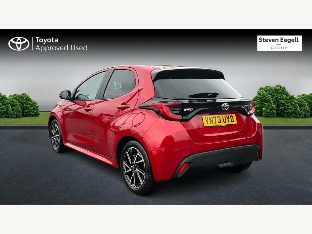 Toyota Yaris 1.5 Vvt-h Design E-cvt Euro 6 Ss VN73UYD Red #4