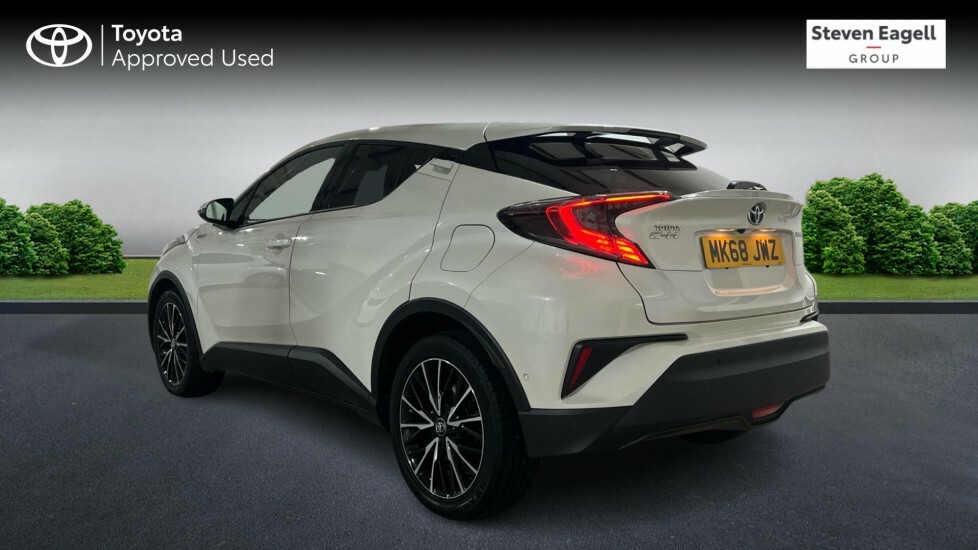 Toyota C-Hr 1.8 Vvt-h Excel Cvt Euro 6 Ss MK68JWZ White #4
