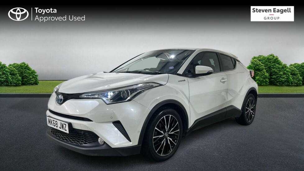 Toyota C-Hr 1.8 Vvt-h Excel Cvt Euro 6 Ss MK68JWZ White #3
