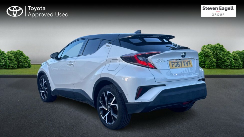 Toyota C-Hr 1.8 Vvt-h Dynamic Cvt Euro 6 Ss FG67VVT White #4