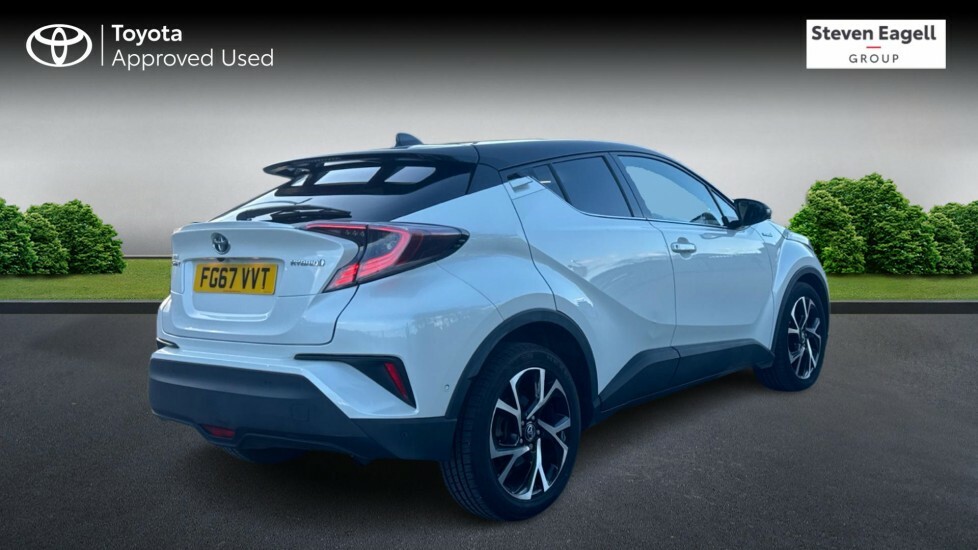 Toyota C-Hr 1.8 Vvt-h Dynamic Cvt Euro 6 Ss FG67VVT White #2