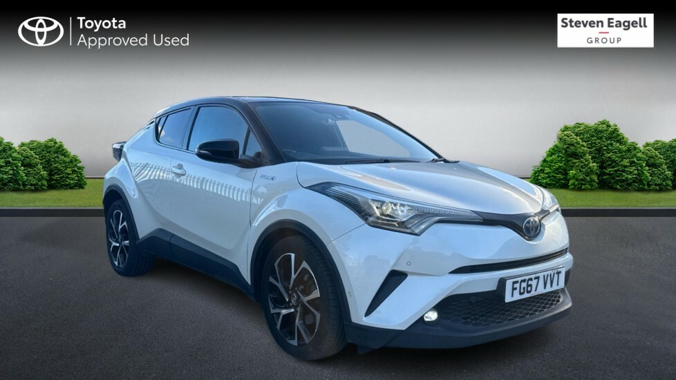 Toyota C-Hr 1.8 Vvt-h Dynamic Cvt Euro 6 Ss White