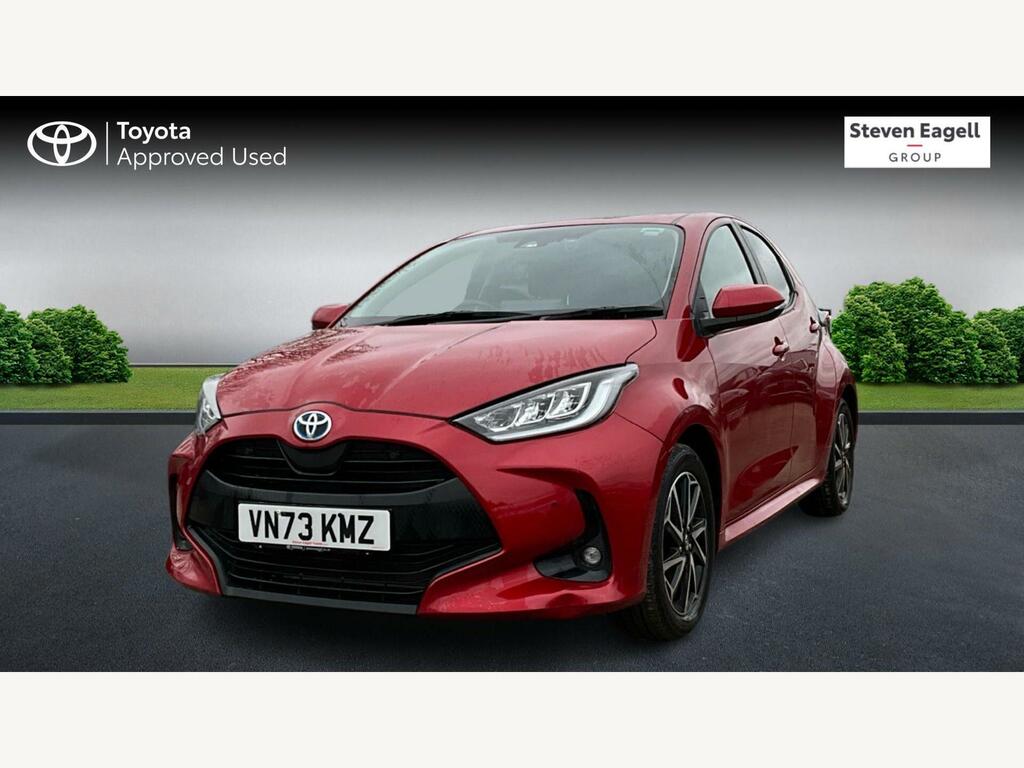 Toyota Yaris 1.5 Vvt-h Design E-cvt Euro 6 Ss VN73KMZ Red #3