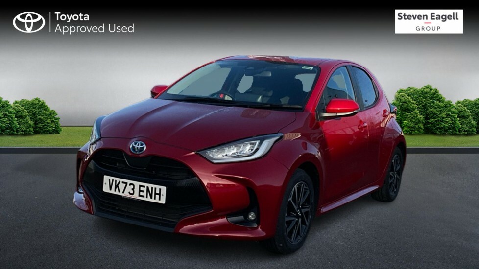 Toyota Yaris 1.5 Vvt-h Design E-cvt Euro 6 Ss VK73ENH Red #3