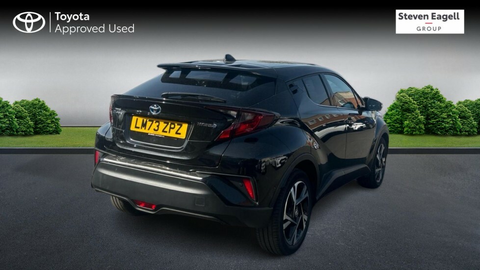 Toyota C-Hr 1.8 Vvt-h Design Cvt Euro 6 Ss LM73ZPZ Black #2