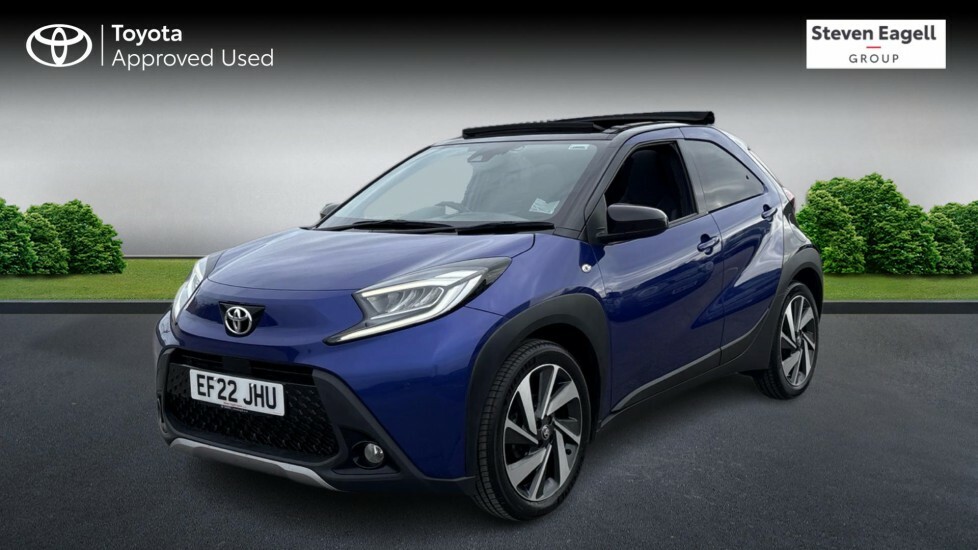 Toyota Aygo X 1.0 Vvt-i Exclusive X-shift Euro 6 Ss EF22JHU Blue #3