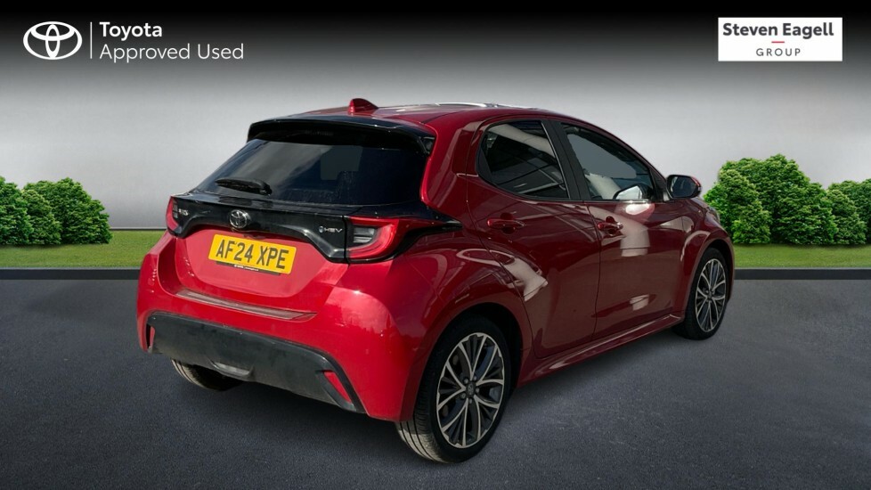 Toyota Yaris 1.5 Vvt-h Excel Hatchback Hybrid E-cvt AF24XPE Red #2