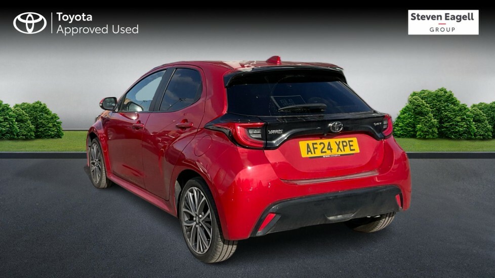 Toyota Yaris 1.5 Vvt-h Excel Hatchback Hybrid E-cvt AF24XPE Red #4