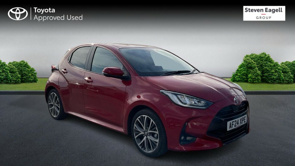 Toyota Yaris 1.5 Vvt-h Excel Hatchback Hybrid E-cvt Red