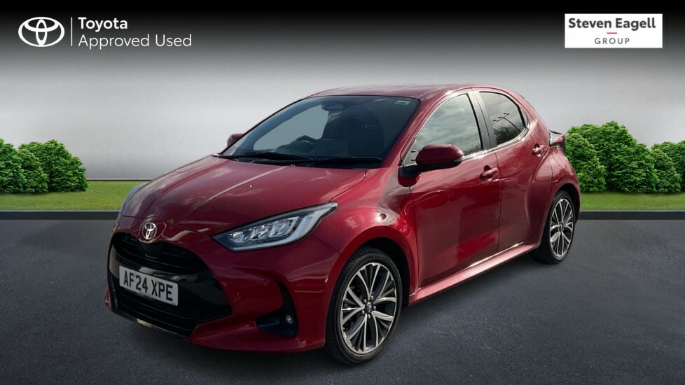 Toyota Yaris 1.5 Vvt-h Excel Hatchback Hybrid E-cvt AF24XPE Red #3