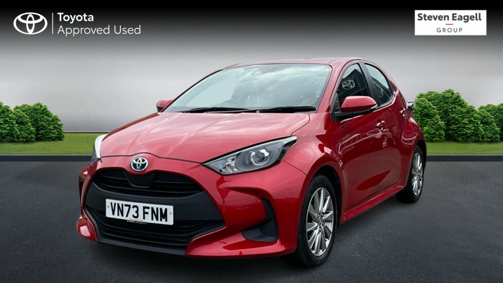 Toyota Yaris 1.5 Vvt-h Icon E-cvt Euro 6 Ss VN73FNM Red #3