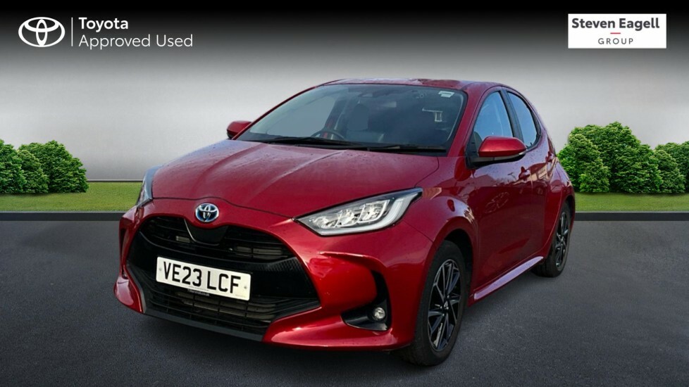 Toyota Yaris 1.5 Vvt-h Design E-cvt Euro 6 Ss VE23LCF Red #3