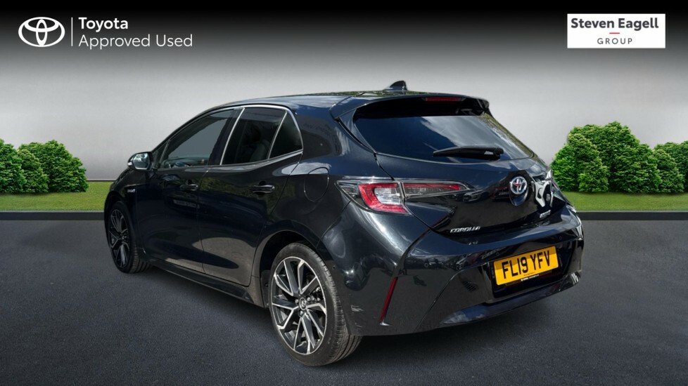 Toyota Corolla 1.8 Vvt-h Excel Cvt Euro 6 Ss FL19YFV Black #4