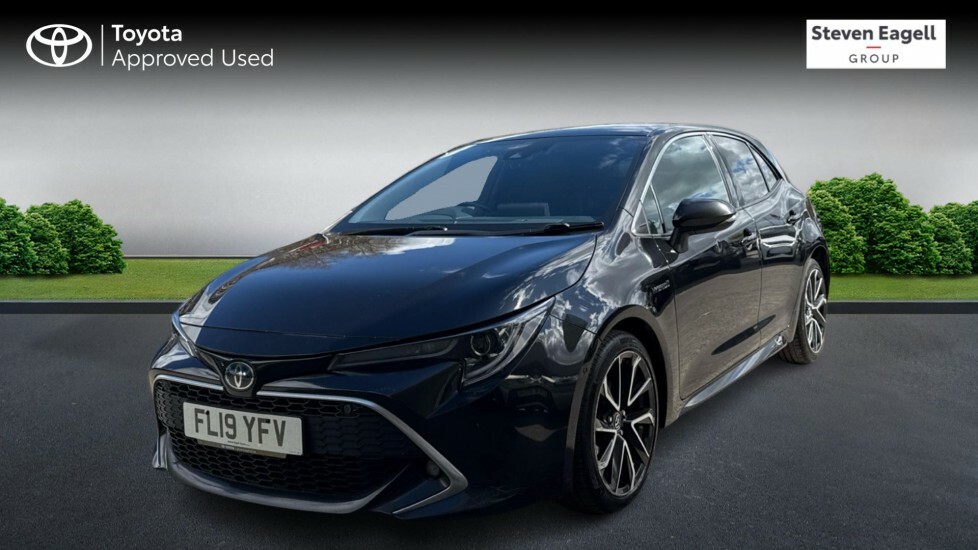 Toyota Corolla 1.8 Vvt-h Excel Cvt Euro 6 Ss FL19YFV Black #3