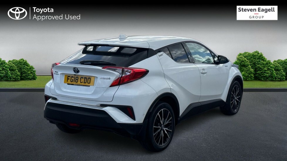 Toyota C-Hr 1.8 Vvt-h Excel Cvt Euro 6 Ss FG18CDO White #2