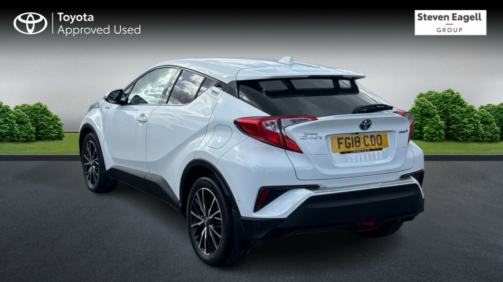 Toyota C-Hr 1.8 Vvt-h Excel Cvt Euro 6 Ss FG18CDO White #4