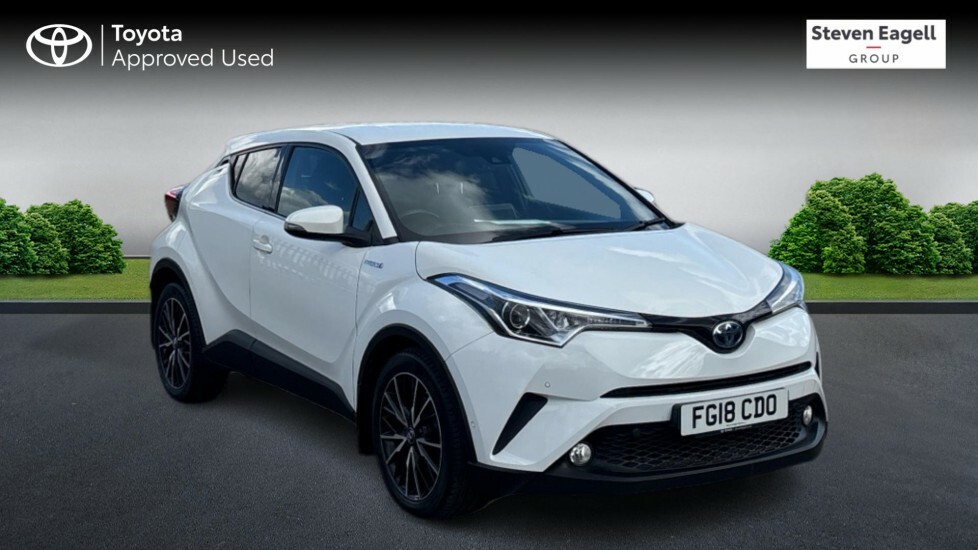 Toyota C-Hr 1.8 Vvt-h Excel Cvt Euro 6 Ss White