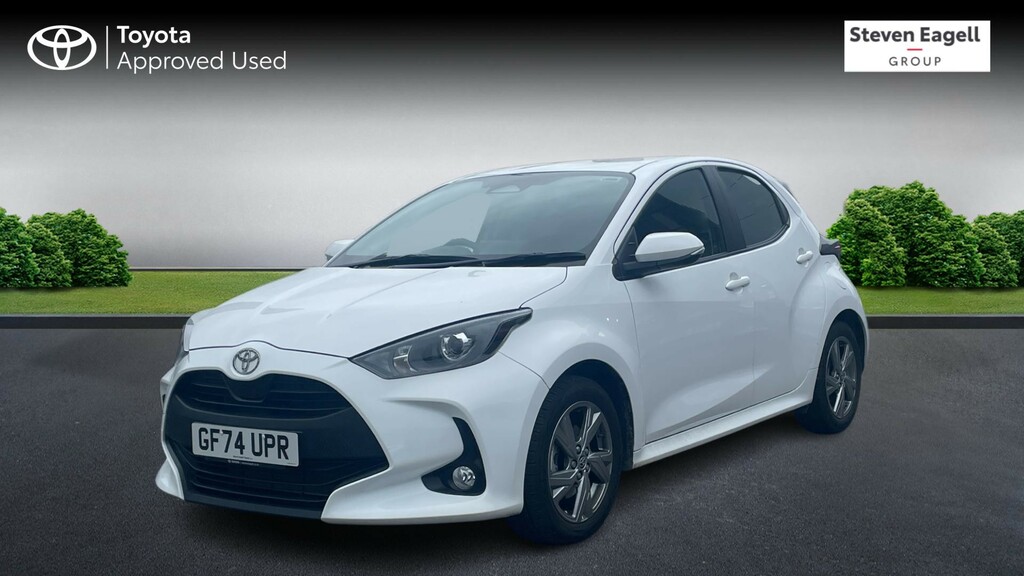 Toyota Yaris 1.5 Vvt-h Icon E-cvt Euro 6 Ss GF74UPR White #3