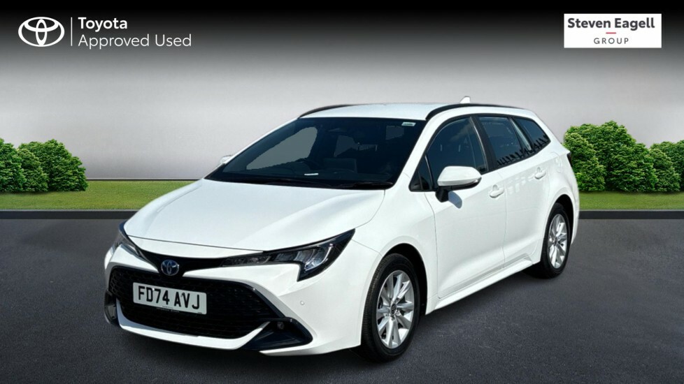 Toyota Corolla 1.8 Vvt-h Icon Touring Sports Cvt Euro 6 Ss FD74AVJ White #3