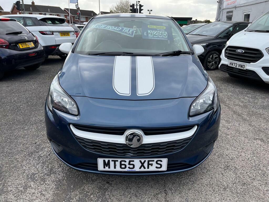 Vauxhall Corsa 1.4I Ecoflex Sting Euro 6 MT65XFS Blue #2