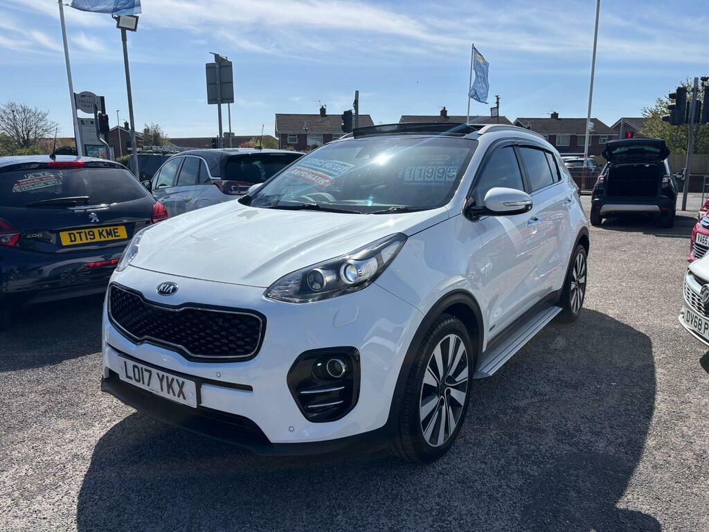 Kia Sportage 2.0 Crdi Kx-5 Awd Euro 6 LO17YKX White #3