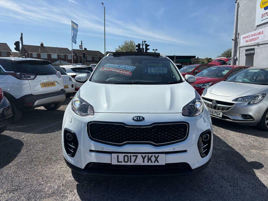 Kia Sportage 2.0 Crdi Kx-5 Awd Euro 6 LO17YKX White #2