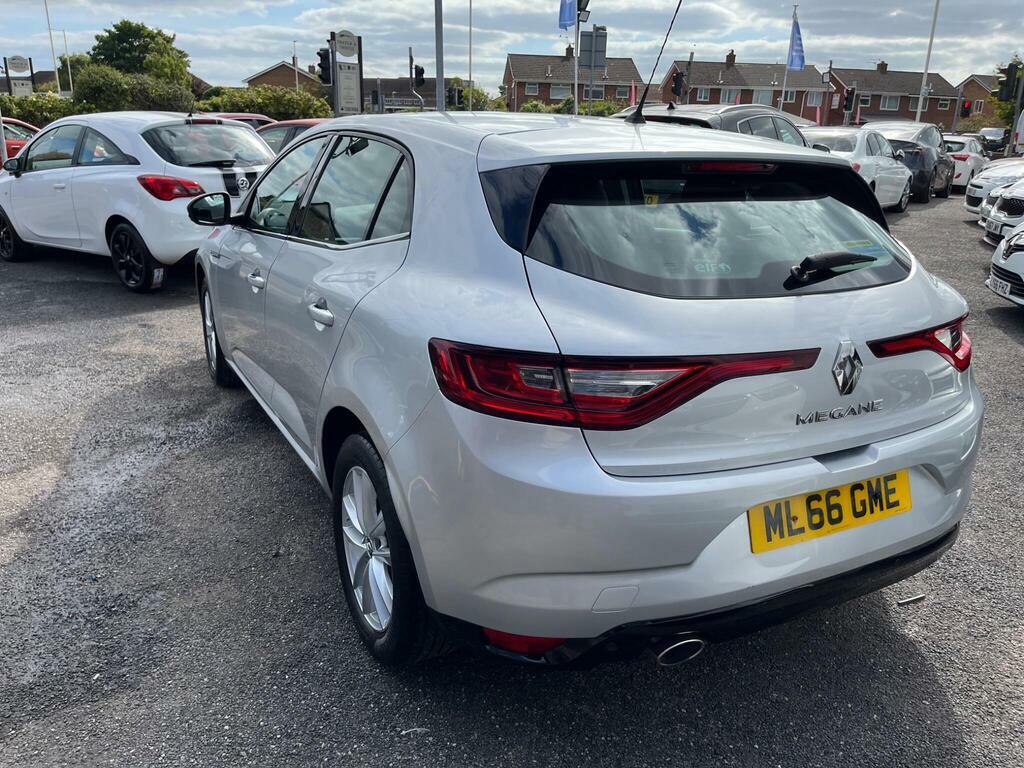 Renault Megane 1.5 Dci Dynamique Nav Euro 6 S S ML66GME Silver #5