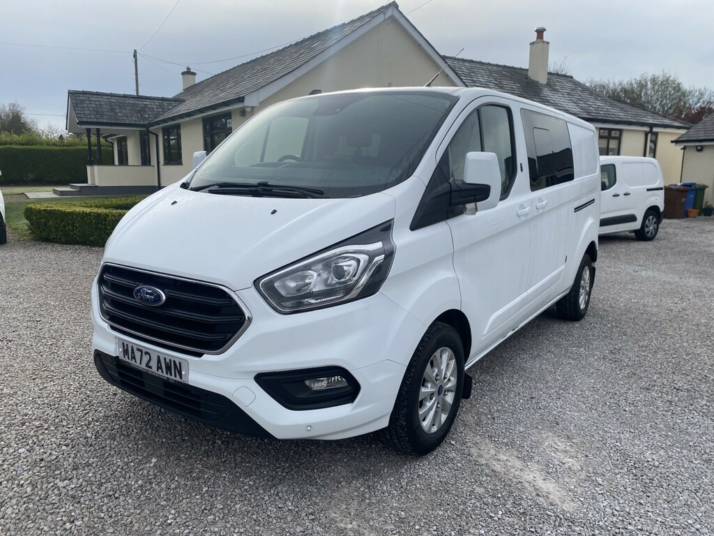 Ford Transit Custom Combi Van 2.0 Transit Custom Limited Dciv 300 L2 2 MA72AWN White #3