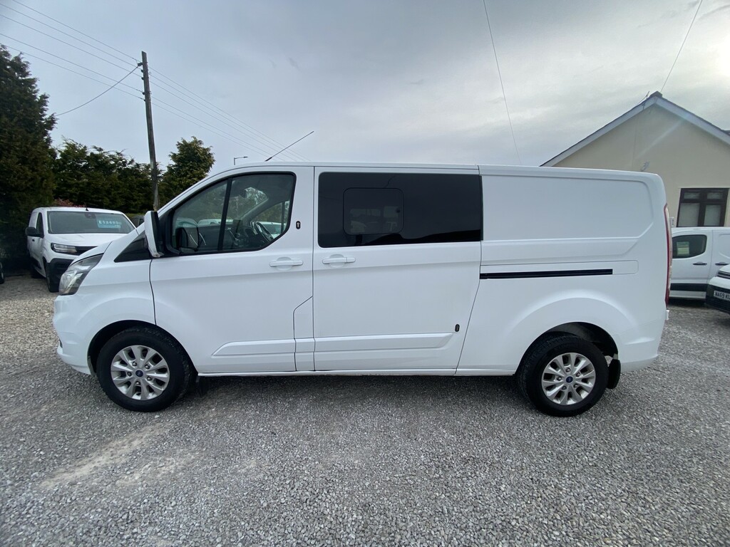 Ford Transit Custom Combi Van 2.0 Transit Custom Limited Dciv 300 L2 2 MA72AWN White #4