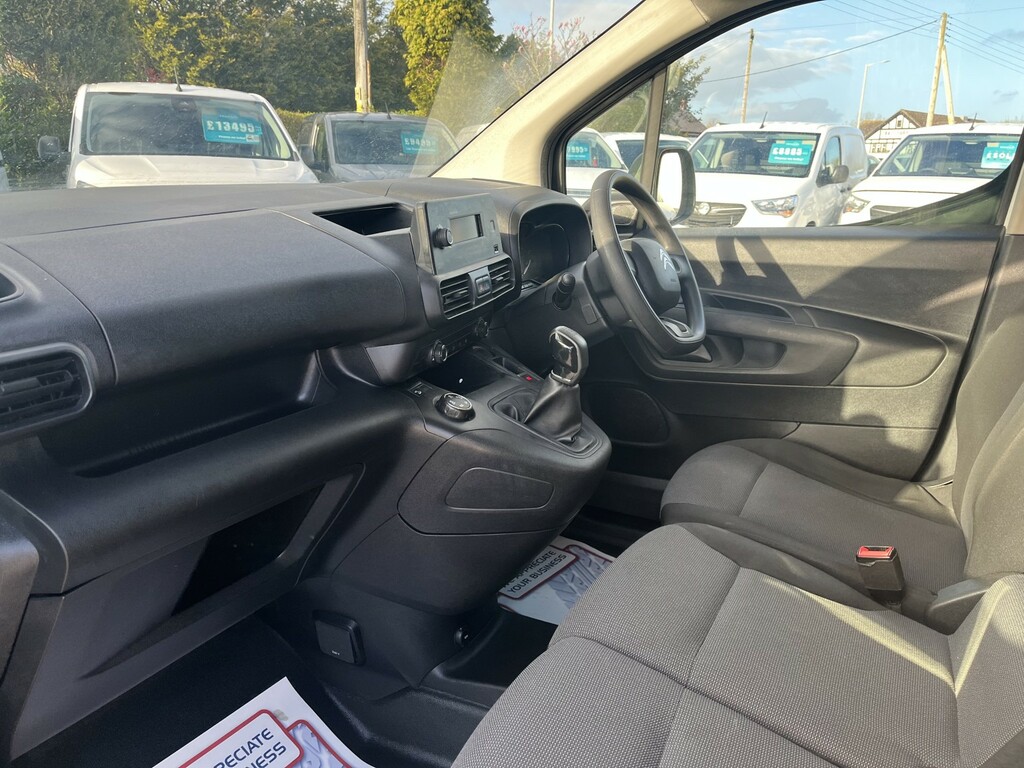 Citroen Berlingo Panel Van 1.5 Bluehdi 1000 Worker M 202069 NA69VPU White #3