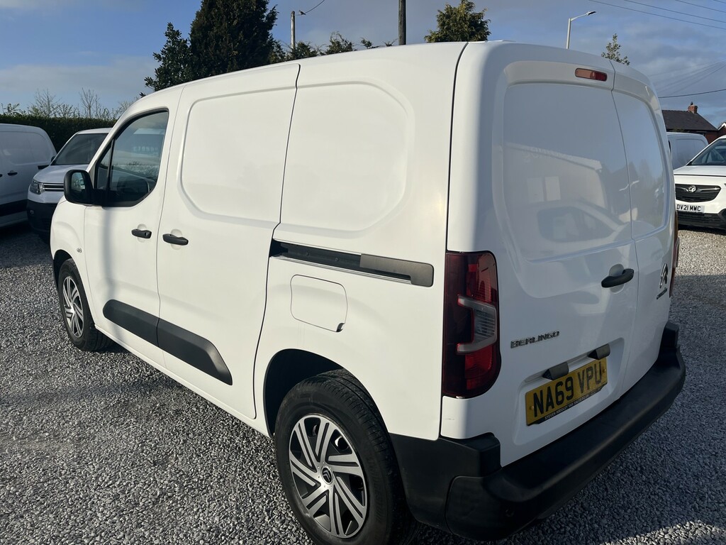 Citroen Berlingo Panel Van 1.5 Bluehdi 1000 Worker M 202069 NA69VPU White #6