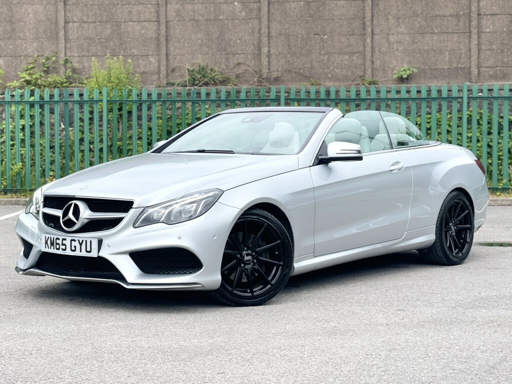 Mercedes-Benz E Class Convertible 3.0 E350d V6 Bluetec Amg Line 201565 KM65GYU Silver #3