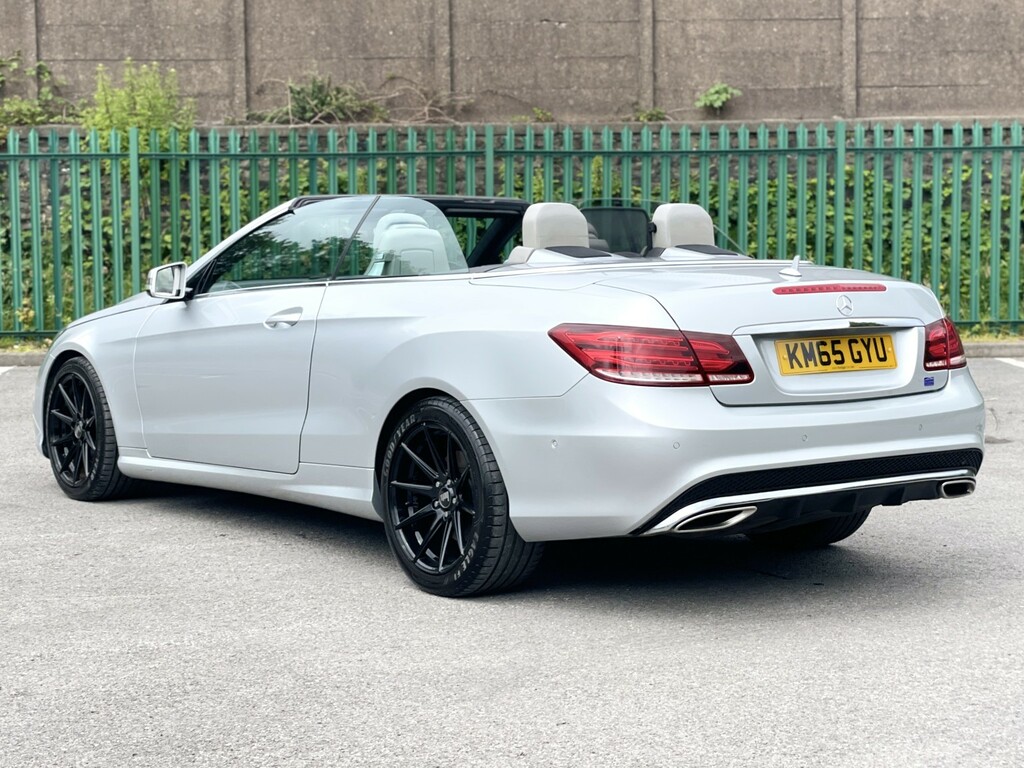 Mercedes-Benz E Class Convertible 3.0 E350d V6 Bluetec Amg Line 201565 KM65GYU Silver #2