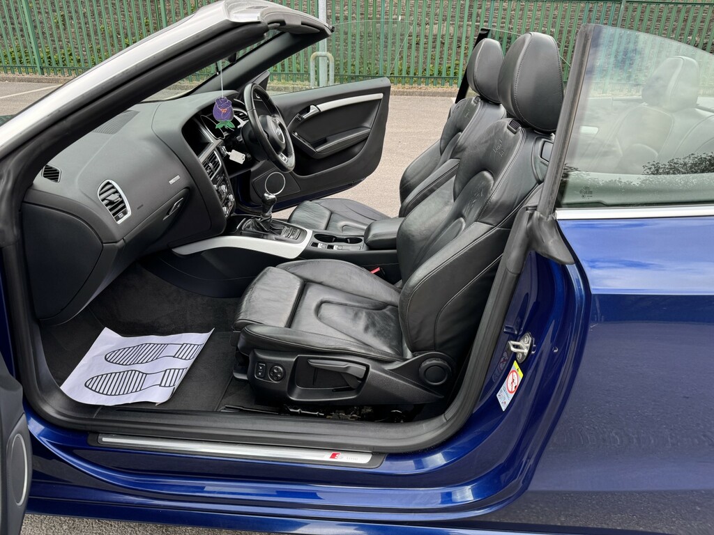 Audi A5 Convertible 2.0 Tdi S Line Special Edition 20136 HF63NWC Blue #6