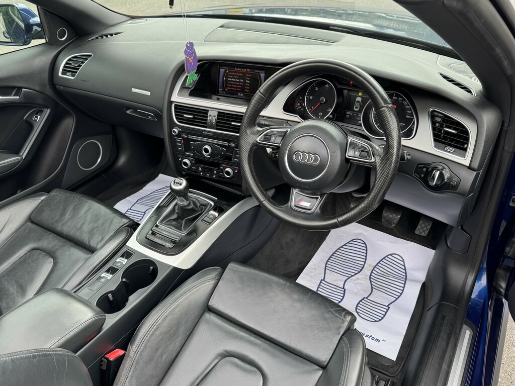 Audi A5 Convertible 2.0 Tdi S Line Special Edition 20136 HF63NWC Blue #5