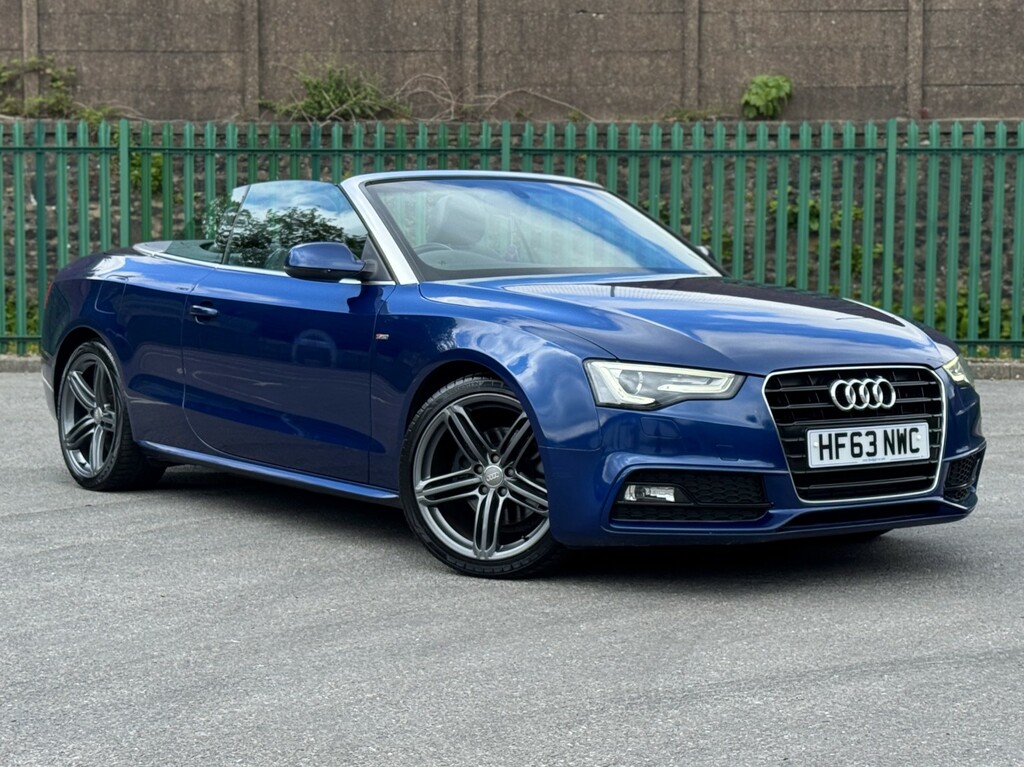 Audi A5 Convertible 2.0 Tdi S Line Special Edition 20136 Blue