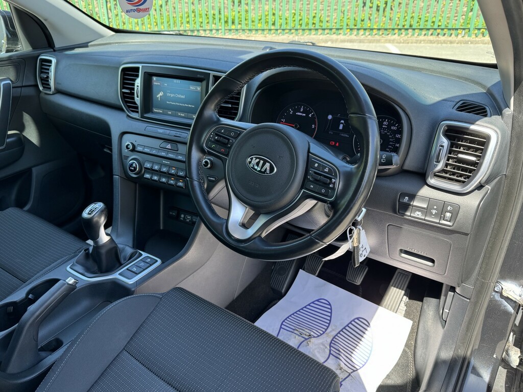 Kia Sportage Suv 1.7 Crdi 2 201666 HJ66PZS Black #5