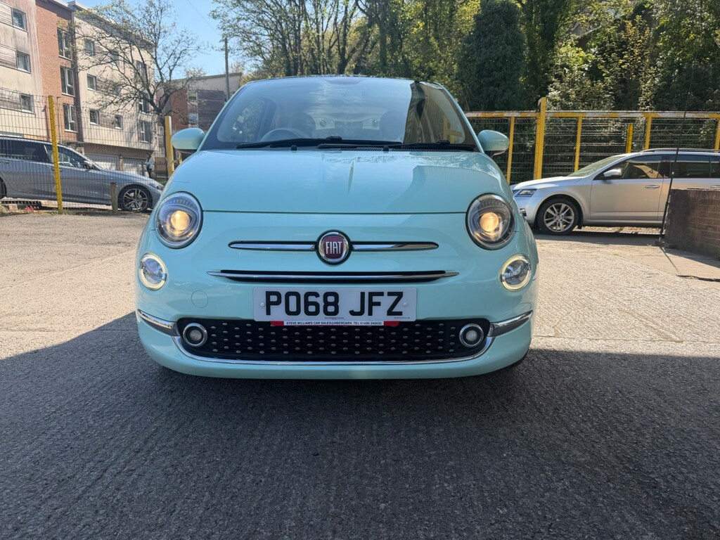 Fiat 500 Lounge PO68JFZ Green #2