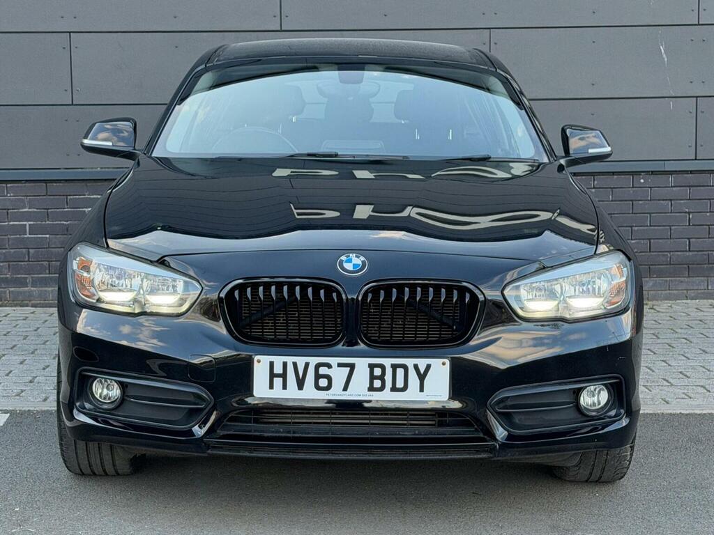 BMW 1 Series Hatchback 2.0 118D Sport Euro 6 Ss 201767 HV67BDY Black #4