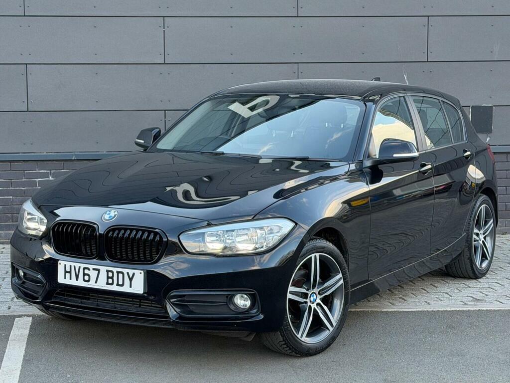 BMW 1 Series Hatchback 2.0 118D Sport Euro 6 Ss 201767 HV67BDY Black #5