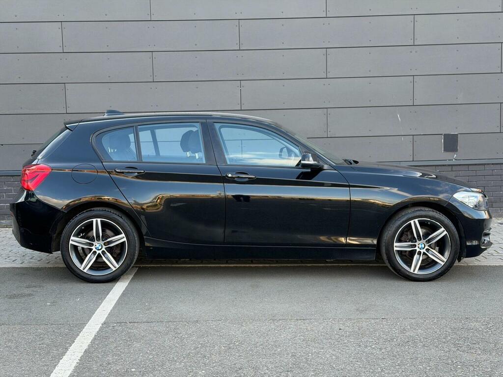 BMW 1 Series Hatchback 2.0 118D Sport Euro 6 Ss 201767 HV67BDY Black #6