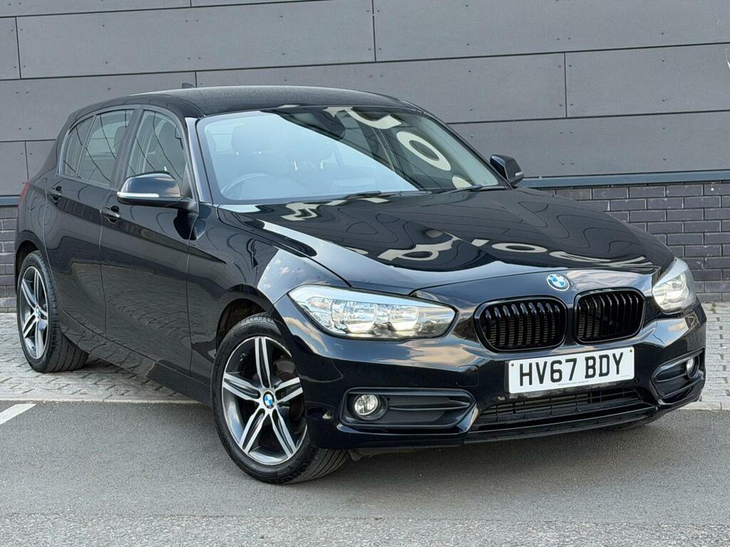BMW 1 Series Hatchback 2.0 118D Sport Euro 6 Ss 201767 HV67BDY Black #3