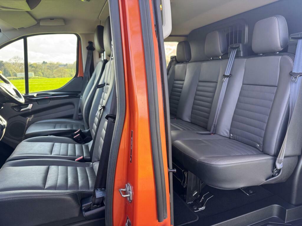Ford Transit Custom 2.0 320 Ecoblue Limited Crew Van L2 H1 Euro 6 Orange #2
