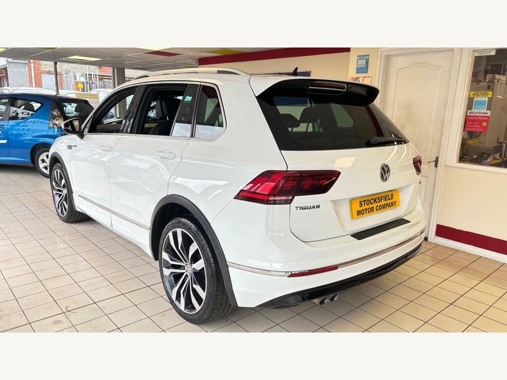 Volkswagen Tiguan 2.0 Tdi R-line Suv  White #5