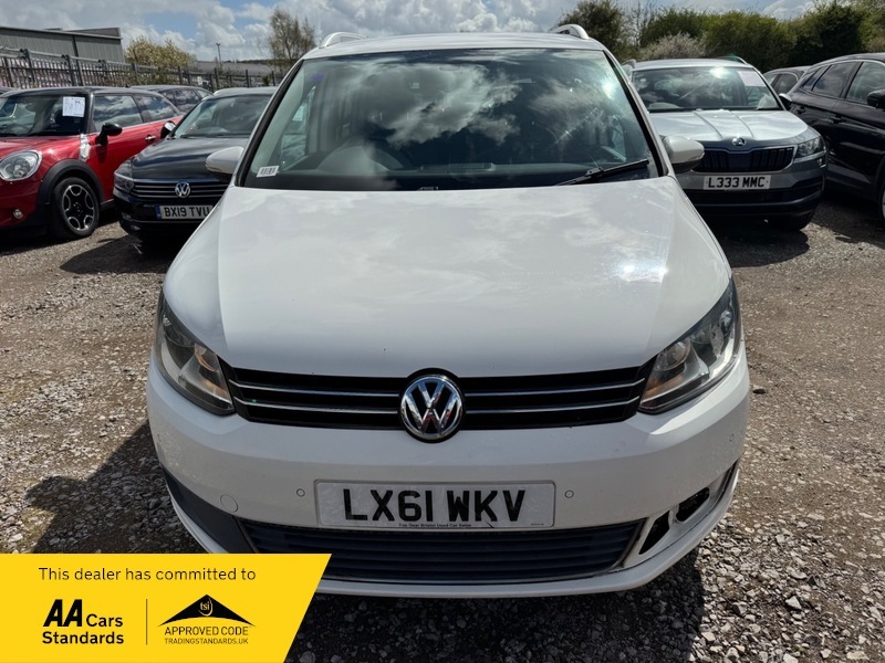Volkswagen Touran Se Tdi White #3