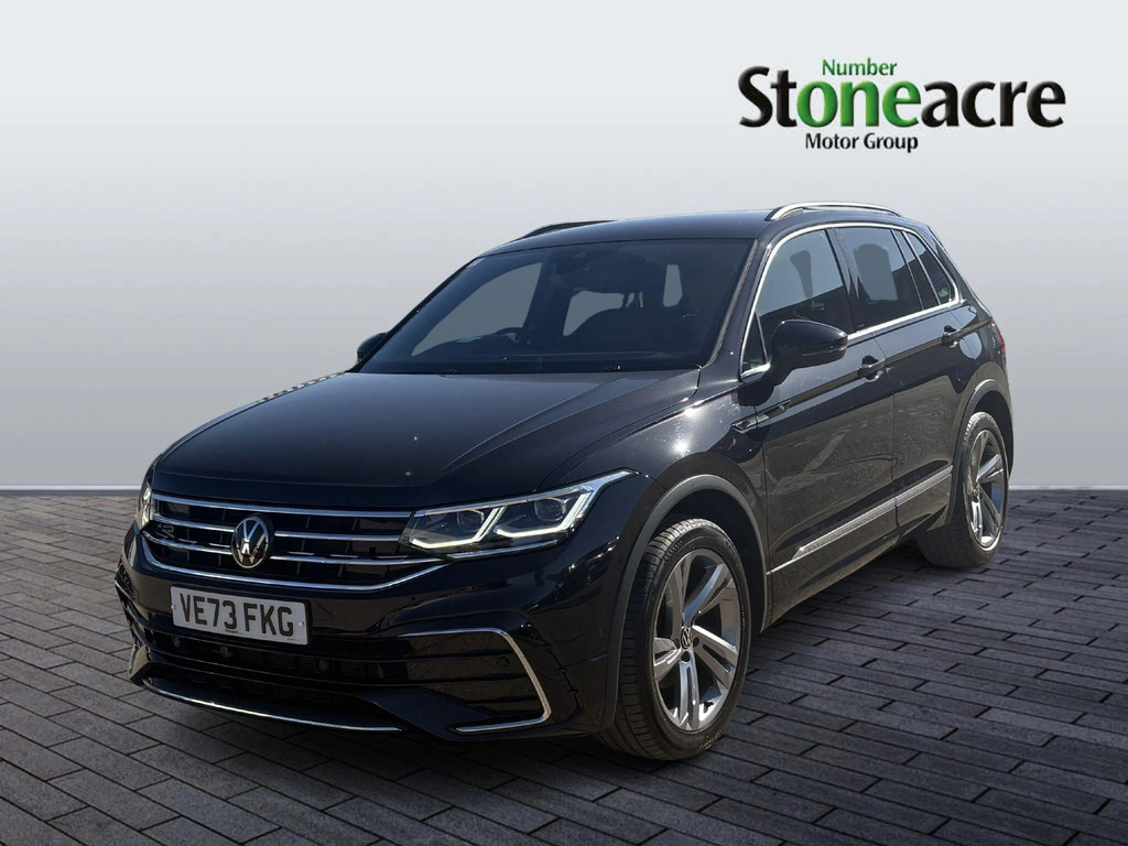 Volkswagen Tiguan 1.5 Tsi R-line Edition Dsg Euro 6 Ss VE73FKG Black #3