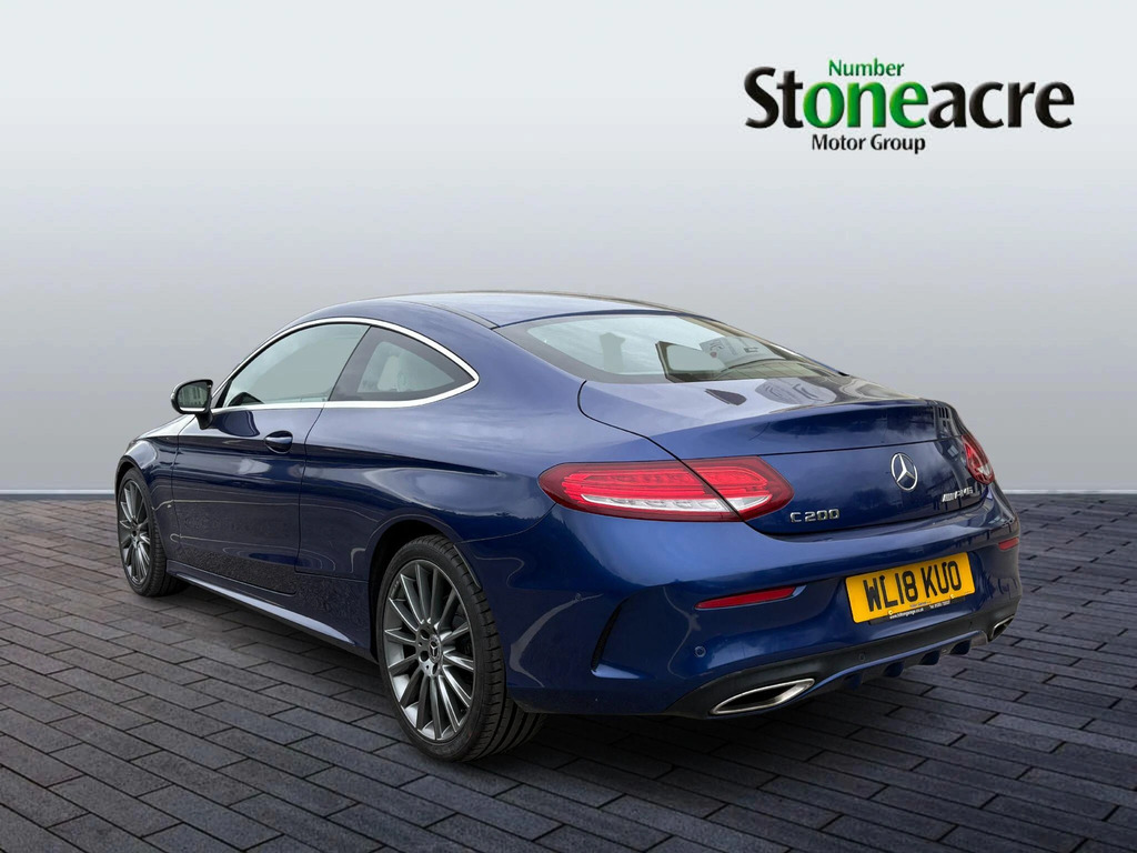 Mercedes-Benz C Class C200 Amg Line WL18KUO Blue #5