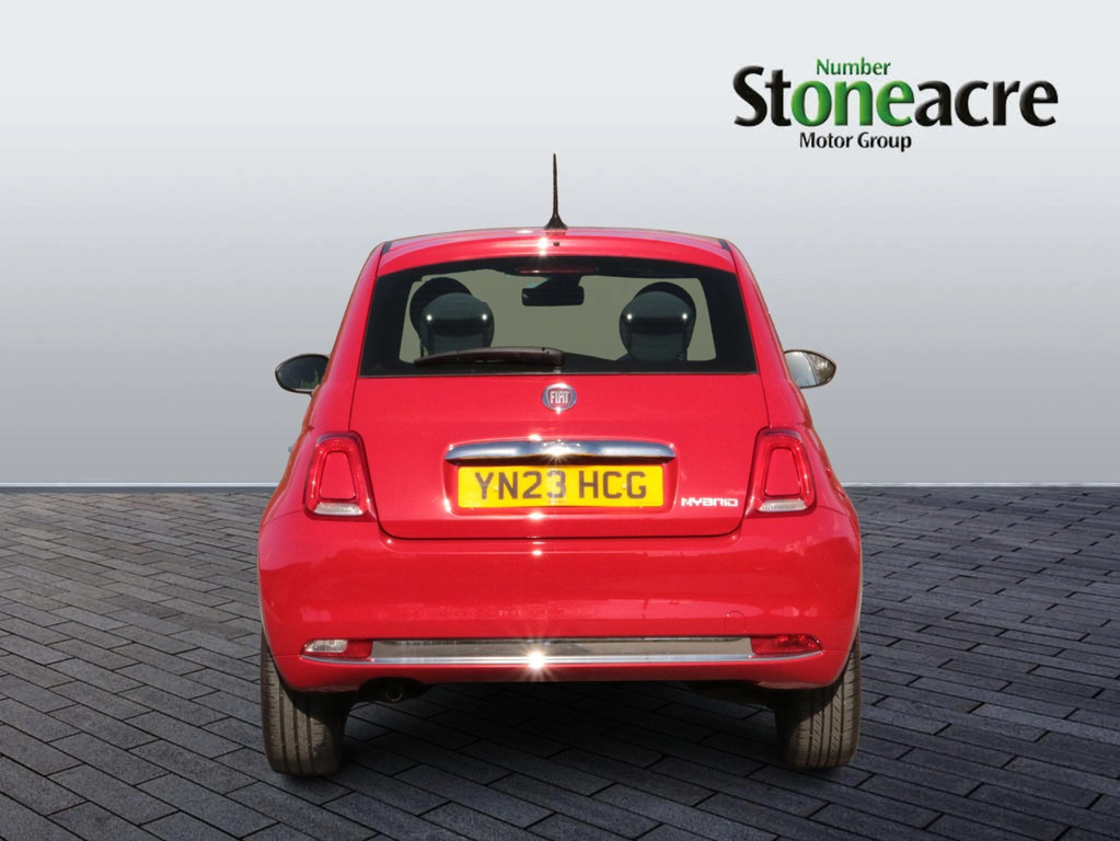 Fiat 500 500 1.0 70Hp Mild Hybrid YN23HCG Red #4