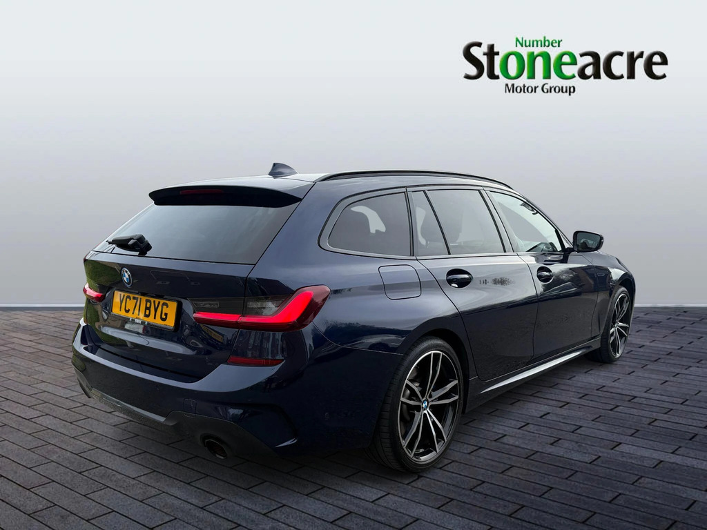 BMW 3 Series 330E M Sport Pro Edition 292Bhp Touring YC71BYG Blue #3