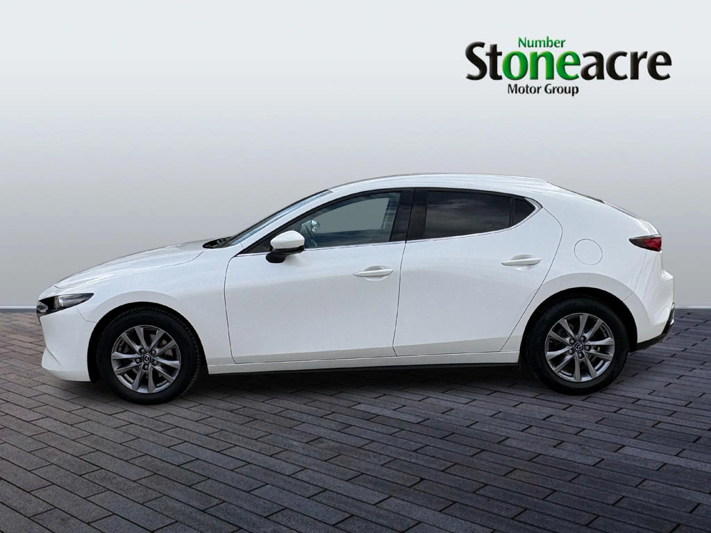 Mazda 3 2.0 Skyactiv-x Mhev Sport Euro 6 Ss YP70JFN White #5